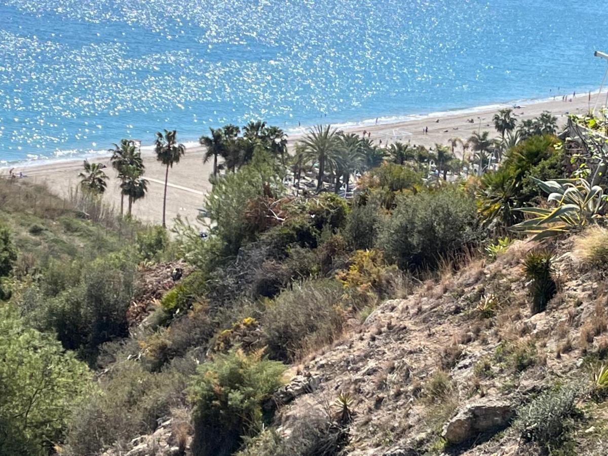 Delightful Burriana House With Magnificent Beach & Sea Views. Nerja Bagian luar foto